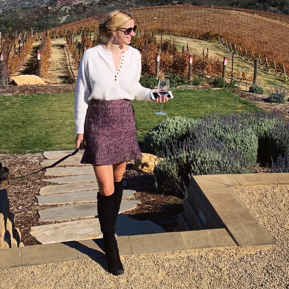 Club Monaco Wool Skirt